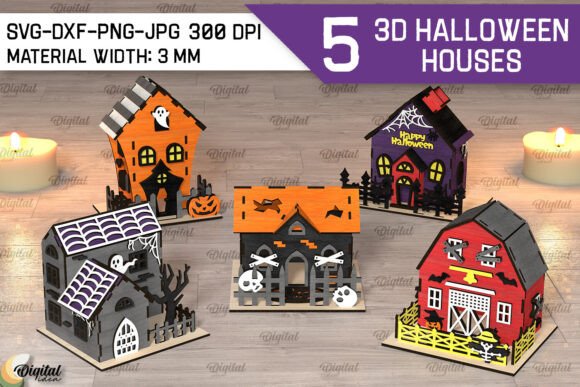 3D Halloween Houses Laser Cut Bundle: A Strategic Tool for Creative and Business Goals