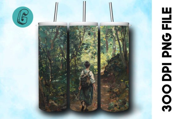 3D Oil Paint Forest Tumbler Wrap 30: A Must-Have for Creative DIY Enthusiasts