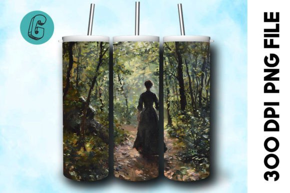 3D Oil Paint Forest Tumbler Wrap 36: A Must-Have for Creative DIY Projects