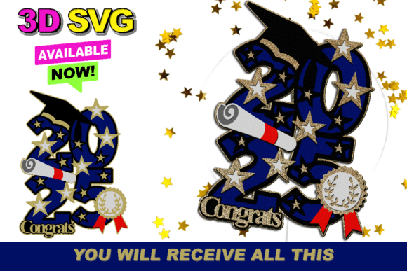 Graduation 2025 Topper 3D SVG: A Creative Solution for Modern Celebrations