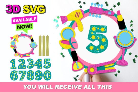 Make Up Cake Topper 3D SVG: A Game-Changer for Creative Cakers and Crafters